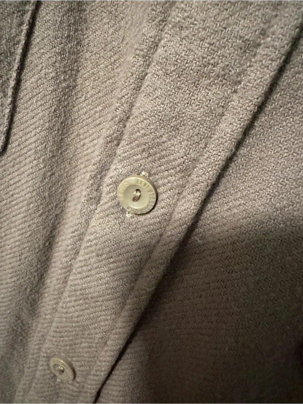 Levi's Men's Camel Button-Down Long Sleeve Shirt Jacket Soft Relaxed Fit XL.